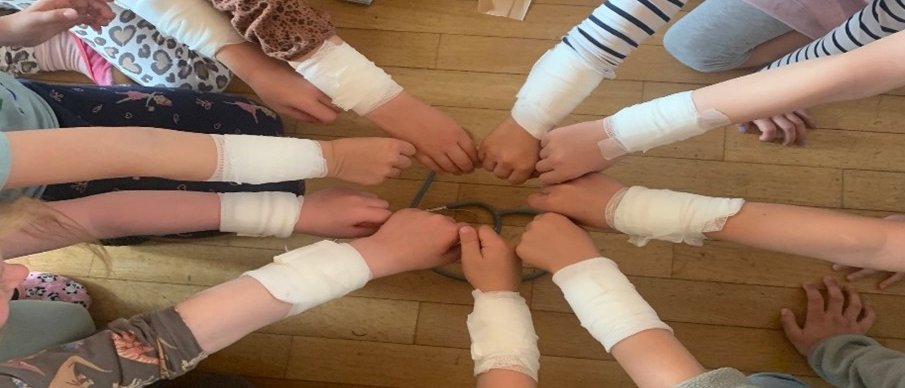 1. Hilfe- Kurs, Ding-Kiga, Ersthelfer von Morgen