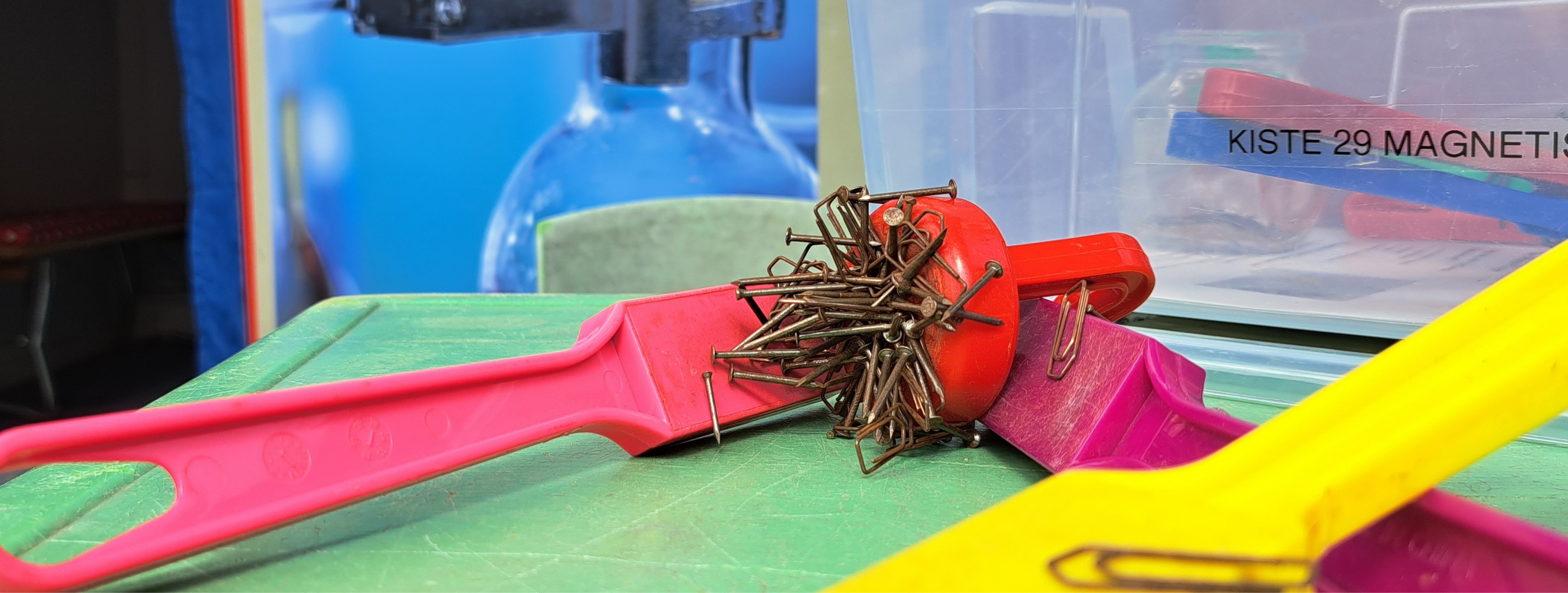 Vorschule, Magnete, Forscherstation